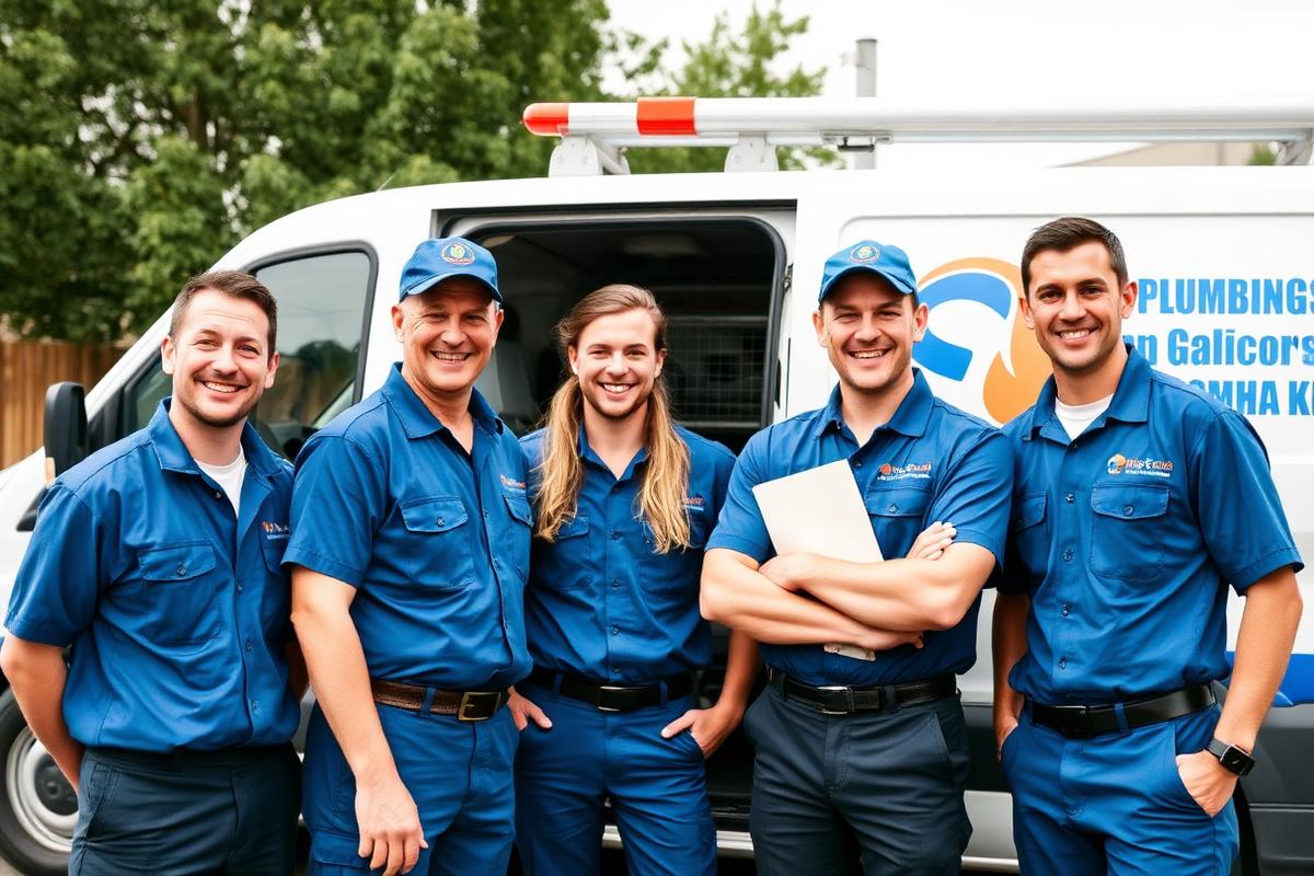 The Mikellavico Co. plumbing team